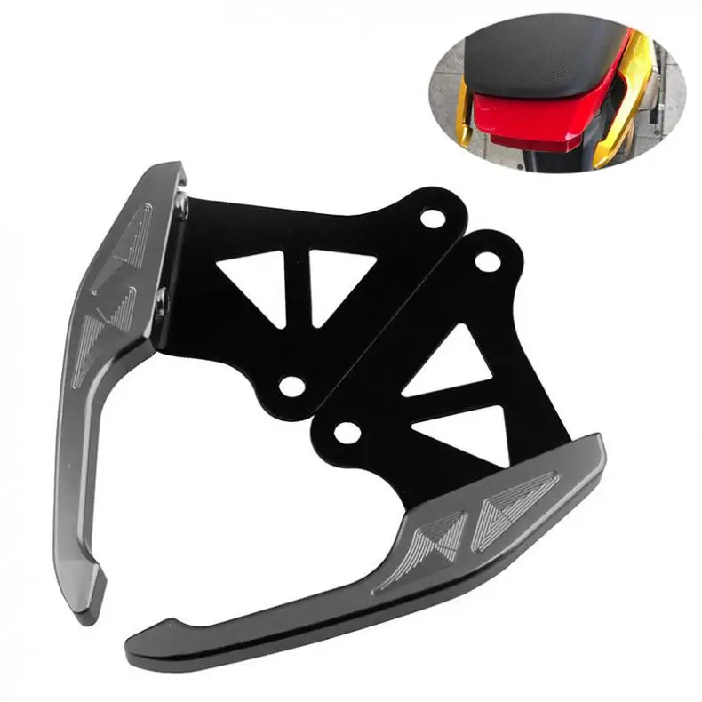 1 Pair Motorcycle Accessories CNC Aluminum Rear Grab Bars Case for Motorbike MSX125 Handrail | Автомобили и мотоциклы