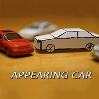 appearing car magic tricks card to paper car magician close up street illusions gimmicks mentalism props funny kids magia toy