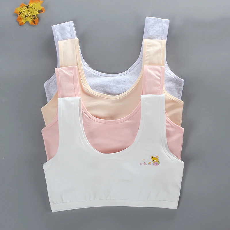 Бюстгальтер для подростков жилет девочек детское нижнее белье летний спортивный