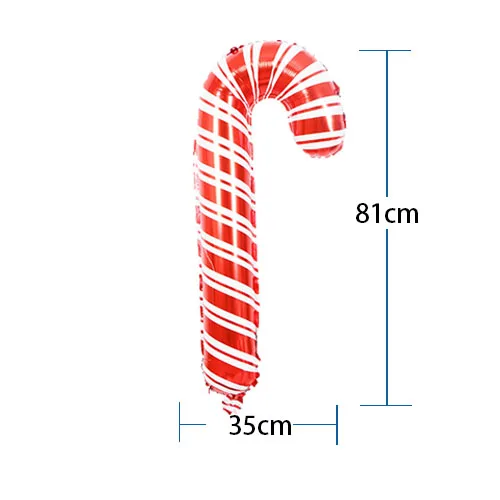 Crutch Elf Moose Deer Animal Foil Helium Balloon Merry Christmas New Year Xmas Decorations Birthday party decorations kids - Цвет: Crutch