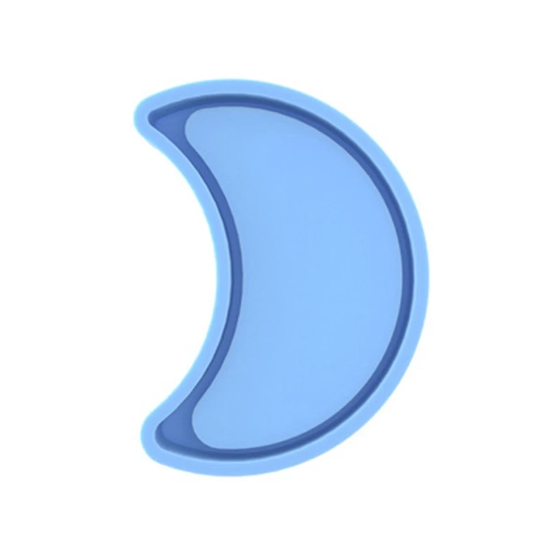 

Moon лоток эпоксидная смола, форма фазы блюда поддон силиконовая форма «сделай сам» ремесла ювелирных изделий: отделение для хранения дома ук...