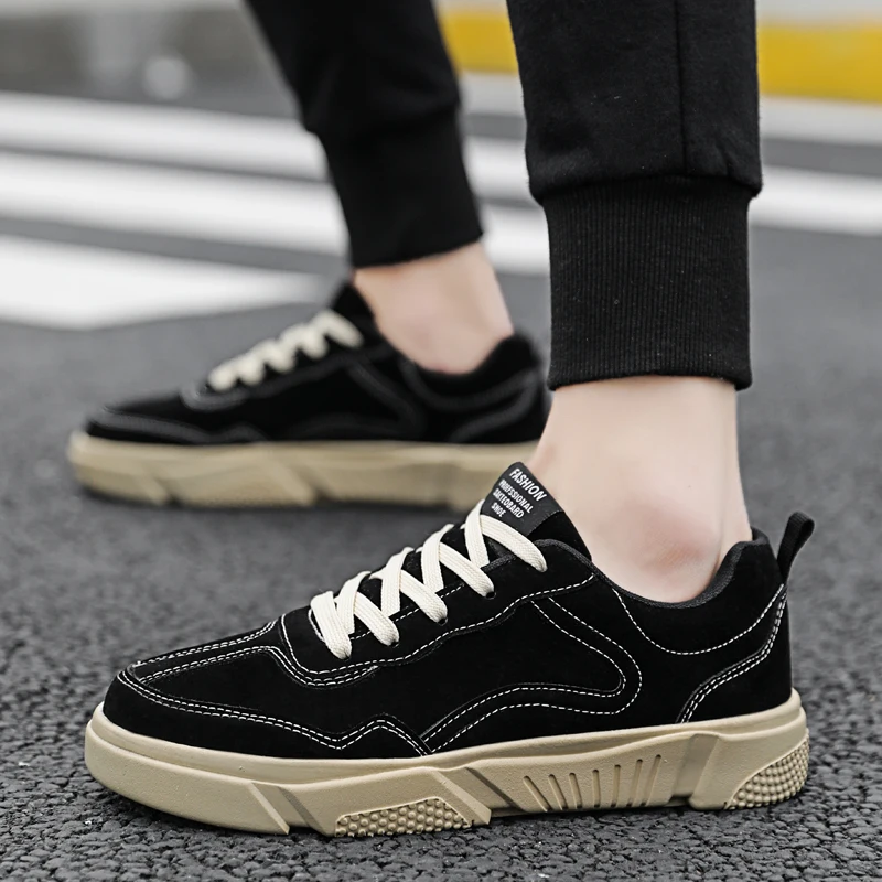 Новая популярная Стильная мужская повседневная обувь удобная на шнуровке мягкая