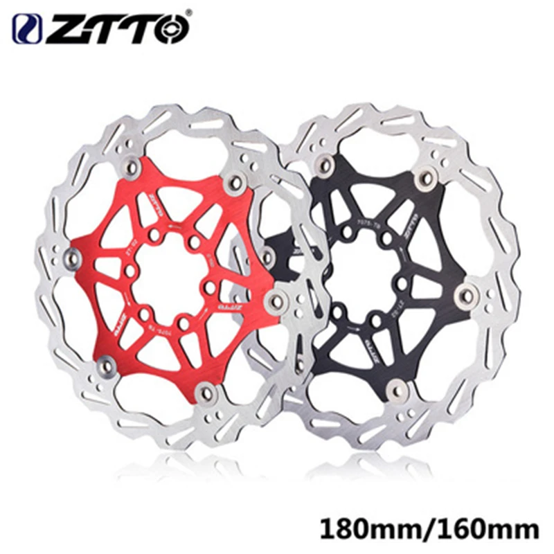 

Cycling ZTTO Ultralight Color Floating Disc Brake Pads Mountain Brake Discs Six Nail Discs 160mm 180MM Bicycle Accessories