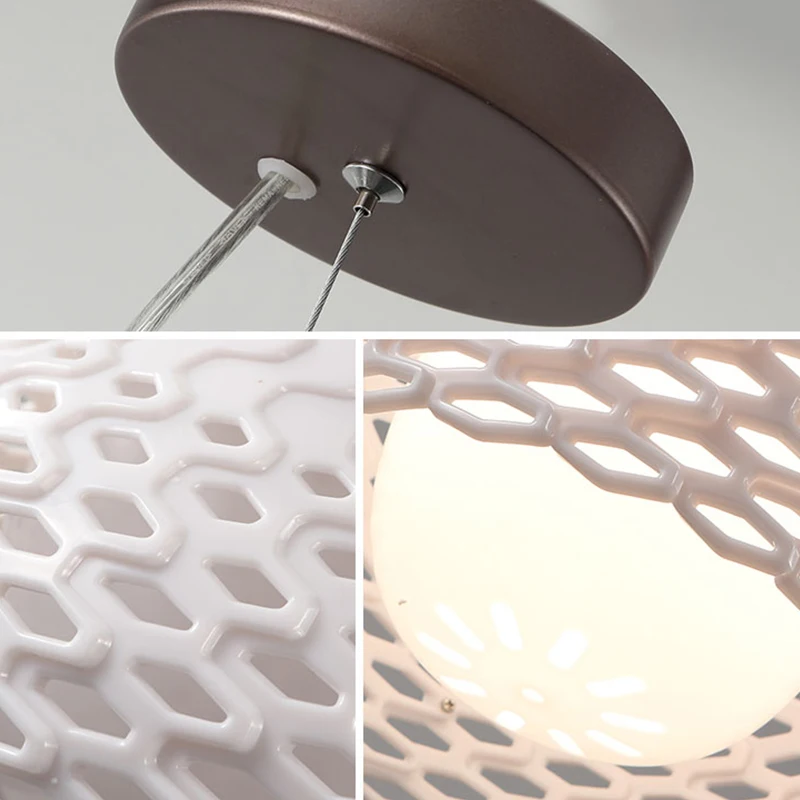 Подвесной светильник в виде сот из смолы датском стиле современный подвесной для