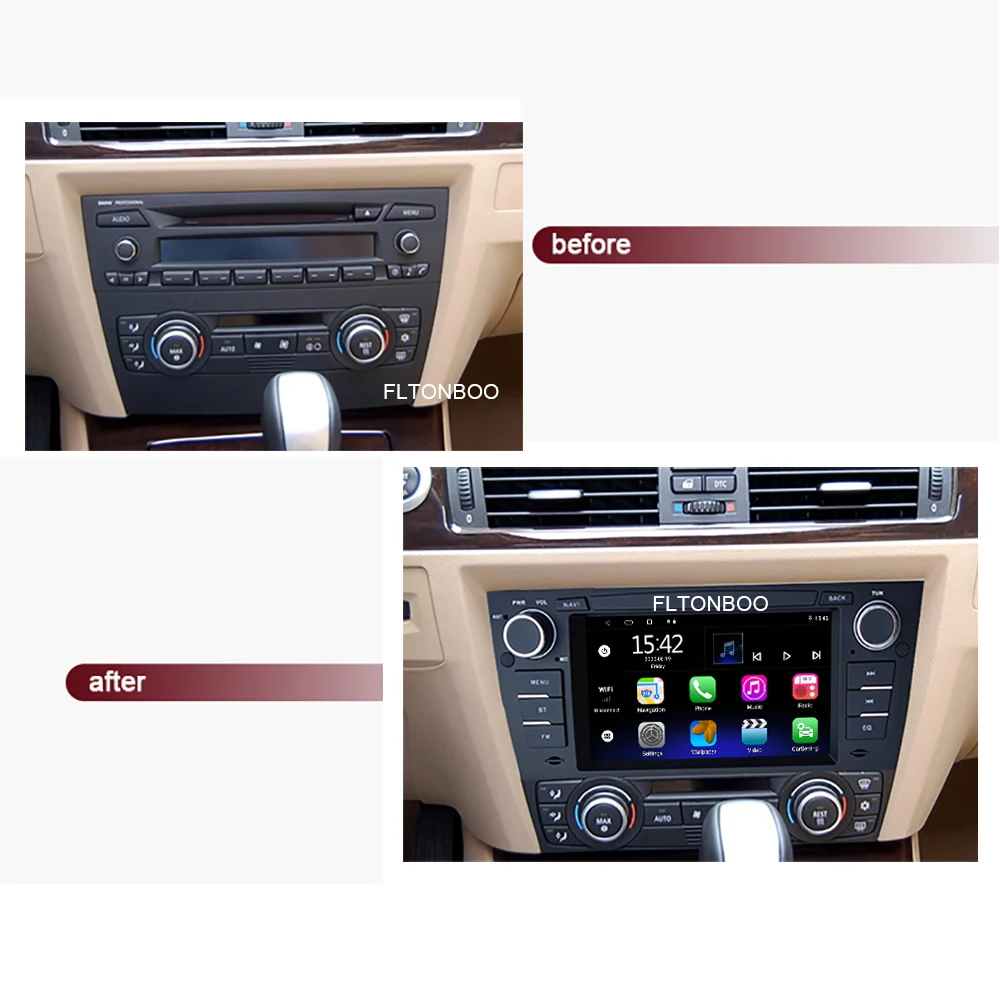 7-дюймовый Android 10 автомобильный радиоприемник с навигацией GPS мультимедийный