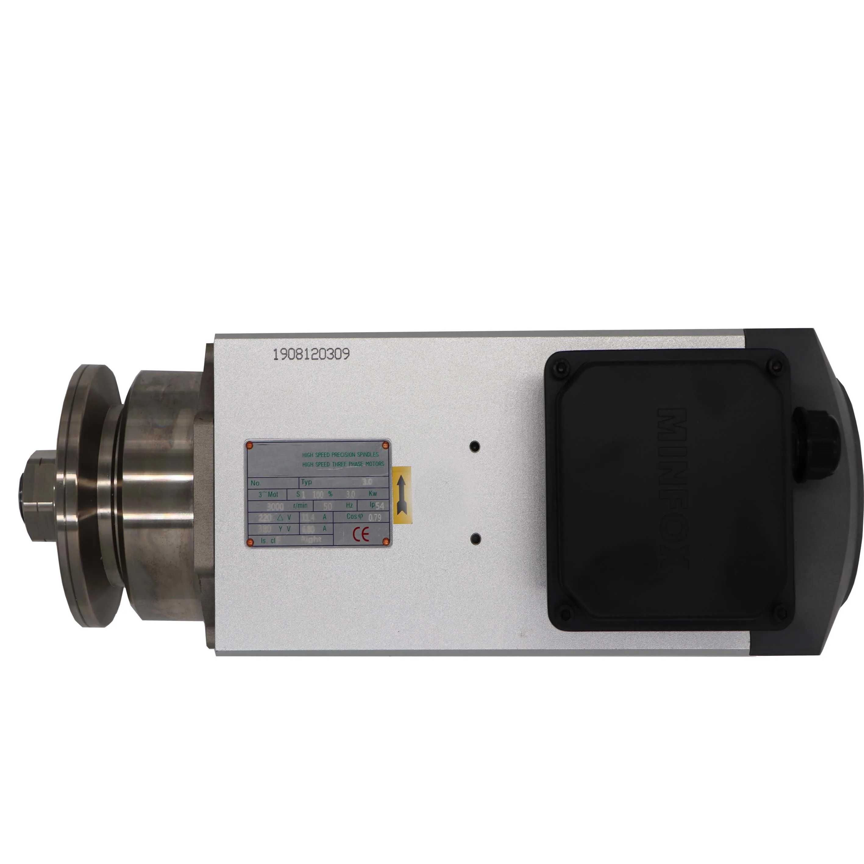 Шпиндельный двигатель с воздушным охлаждением 3000 кВт 126 об/мин диаметр пилы 380 3ph В