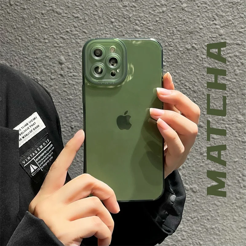 Цветной прозрачный чехол INS в стиле ретро для телефона iPhone 13 12 11 Pro Max Mini X XR XS 8Plus 7Plus