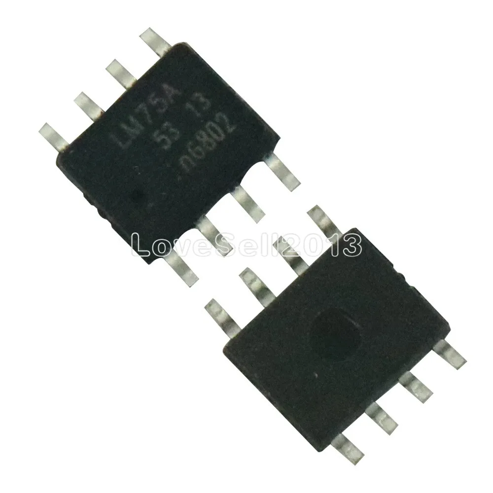 Цифровой датчик температуры LM75AD LM75A SOP-8 I2C IC | Электроника
