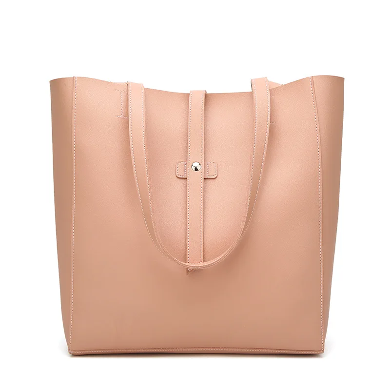 

Hot Sale Large Women's Bag Large Capacity Shoulder Bags High Quality PU Leather Shoulder Bags Ladies Wild Bags Sac a Main Femme