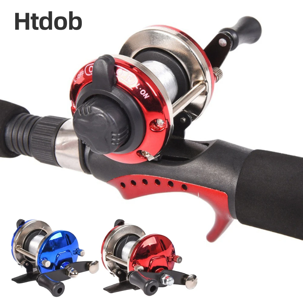 Мини Рыболовная катушка для зимней подледной приманки двойной качающийся заброс