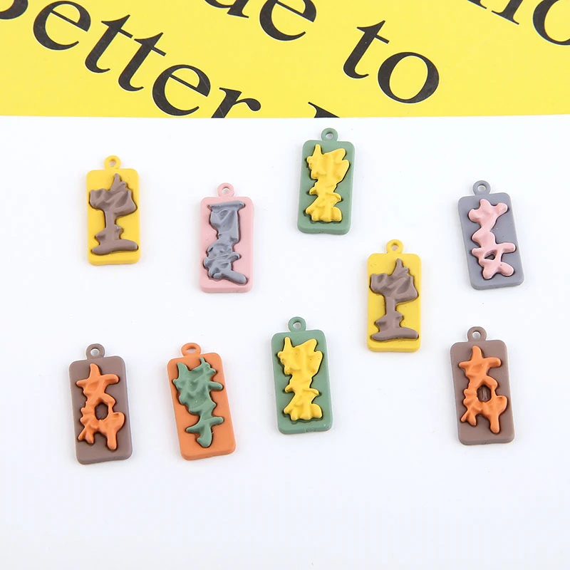 10 шт. серьги в китайском стиле смешного контрастного цвета Эффектные для девочек