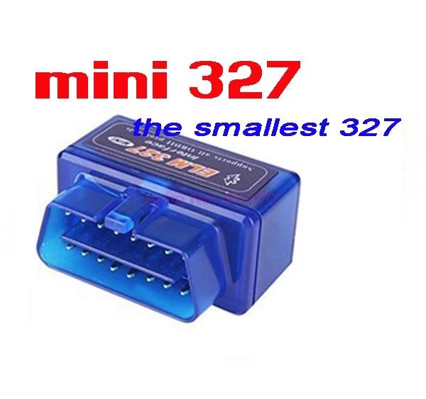 По DHL или Fedex 50 шт. Мини Elm327 Bluetooth OBD2 v2.1 V1.5 PIC18F25K80 зажим OBD 2 сканер адаптер OBDII