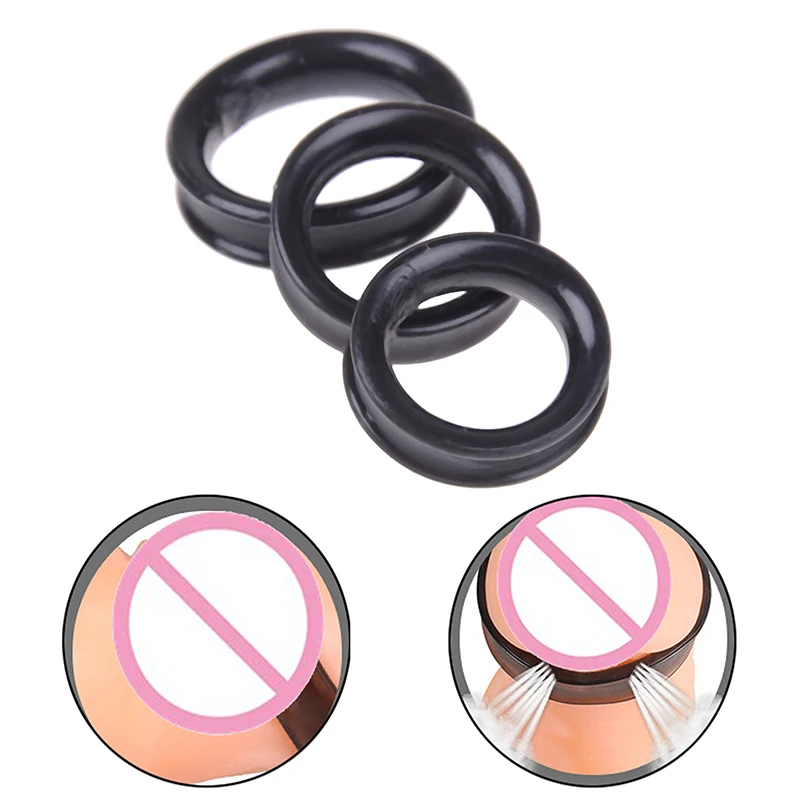 3 шт Силиконовая Задержка эякуляции для пениса Кольца секс игрушки продукты