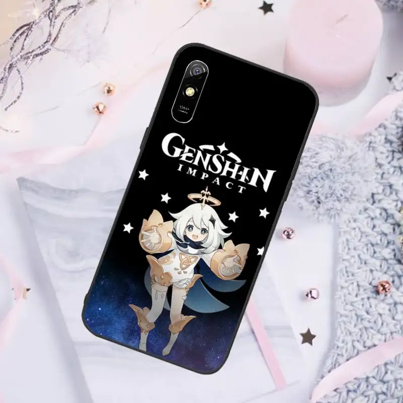 

Anime Genshin Impact Phone Case For Xiaomi Redmi note 7 8 9 pro 8T 9A 9S Mi Note 10 Lite pro