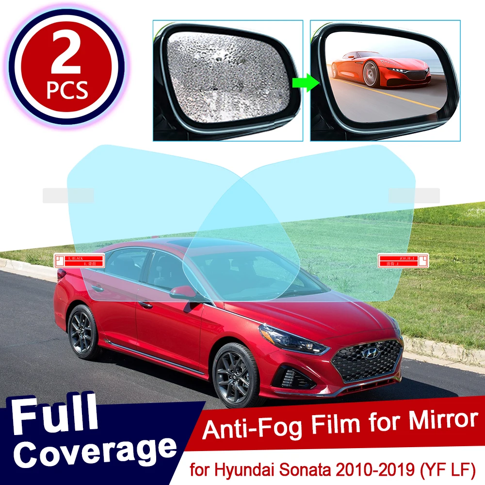 

for Hyundai Sonata 2010~2019 YF LF Full Cover Anti Fog Film Rearview Mirror Accessories 2011 2012 2013 2014 2015 2016 2017 2018