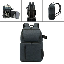 Camera Backpack Bag Padded Lens Protection Large Backpack for Photographers Professional with Laptop Compartment