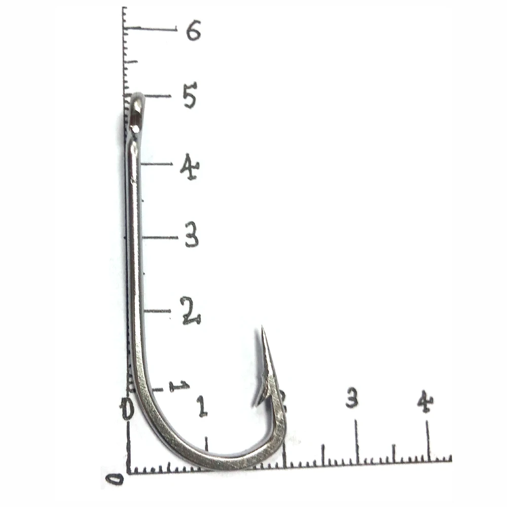 CN04 4/0 80 шт. рыболовный крючок Mustad из нержавеющей стали O'shaughnessy крючки для