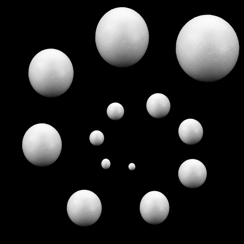 10 шт. белые авторские шары пасхальное яйцо Рождественский мяч из пенопласта