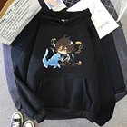 Толстовка ZhongLi с принтом Genshin Impact аниме, свитшот, Женский кавайный пуловер, Мужская толстовка, Детское пальто в стиле хип-хоп для мальчиков и девочек, ретро одежда
