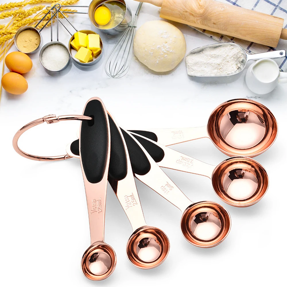 

5 шт., набор ложек из нержавеющей стали