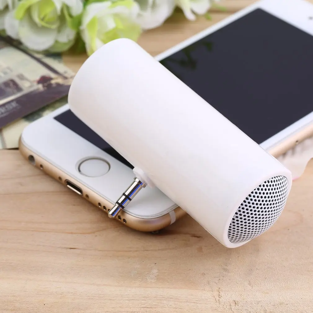 Newest Stereo Speaker MP3 Player Amplifier Loudspeaker for Smart Mobile Phone iPhone iPod with 3.5mm connector | Электроника