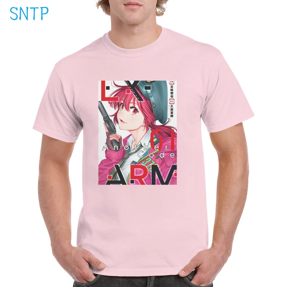 

Anime EX-ARM Uenozono Minami t shirt Cotton Harajuku Graphic Top Oversized Tee Female/Man