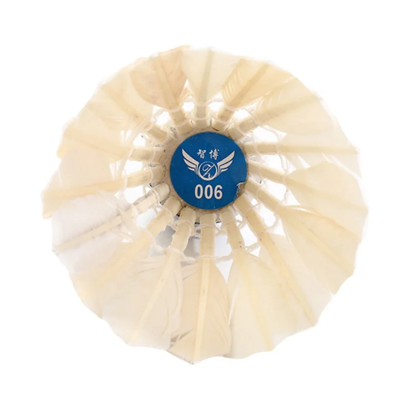 Прочные воланы для бадминтона с гусиными перьями аксессуары спорта на открытом