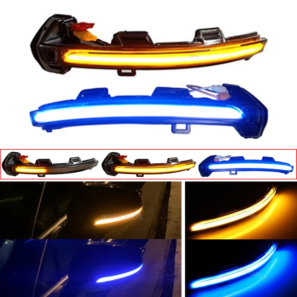 

For VW Passat B8 Variant Arteon Dynamic LED Turn Signal Light Side Mirror Indicator Sequential Flowing Water Blinker 2015 2016