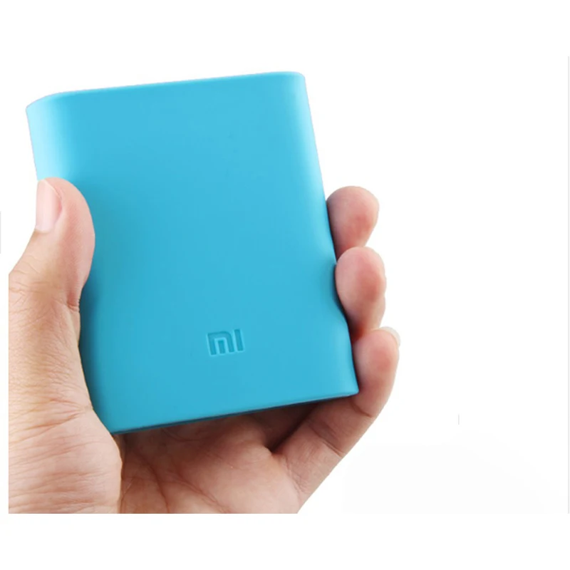 For Redmi 10400mAh Mobile Power Bank Silicone Protective Cover  Case for10400 mAh Mobile Power Powerbank Skin Shell  Case