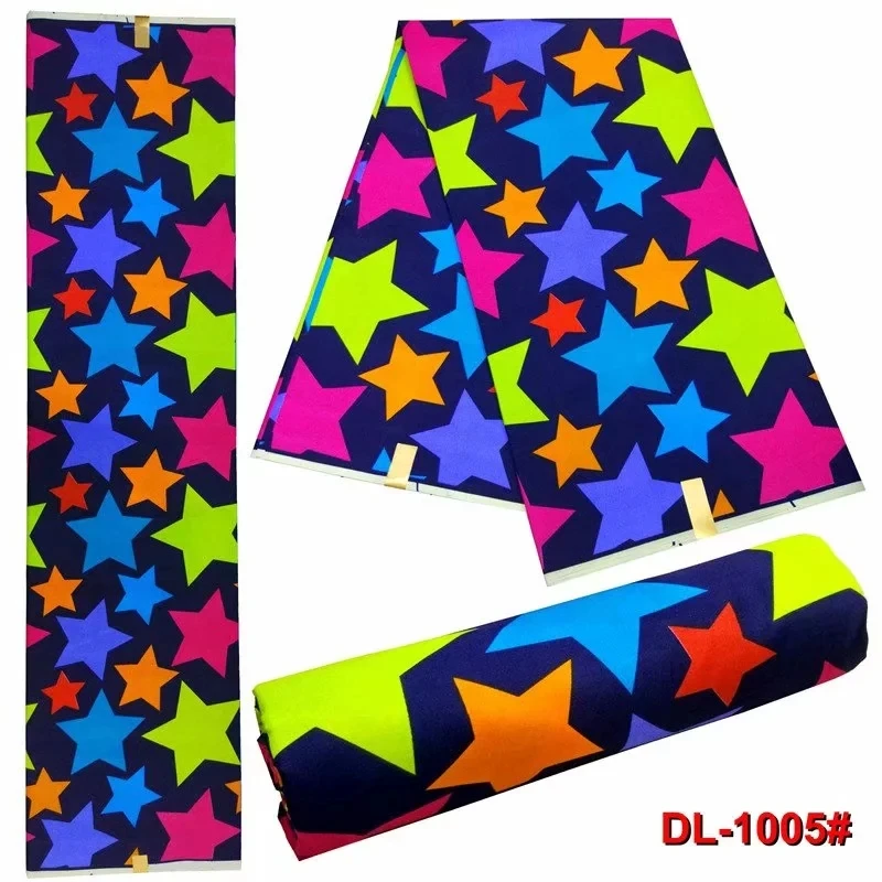 Африканский настоящий воск из Анкары Ткань 6 ярдов для шитья материал модный