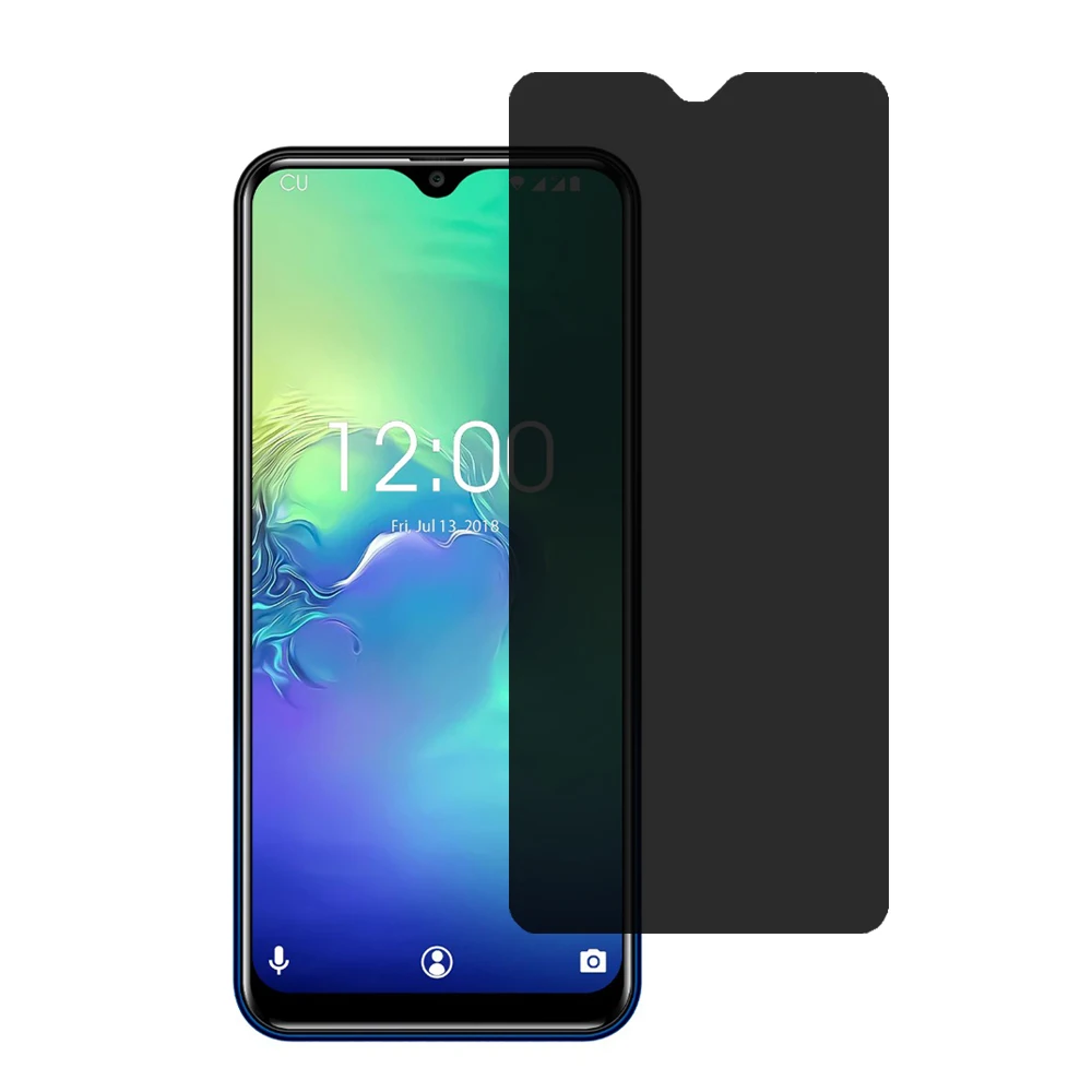 Закаленное защитное стекло с полным покрытием 9H для Oukitel C15 Pro|Защитные стёкла и
