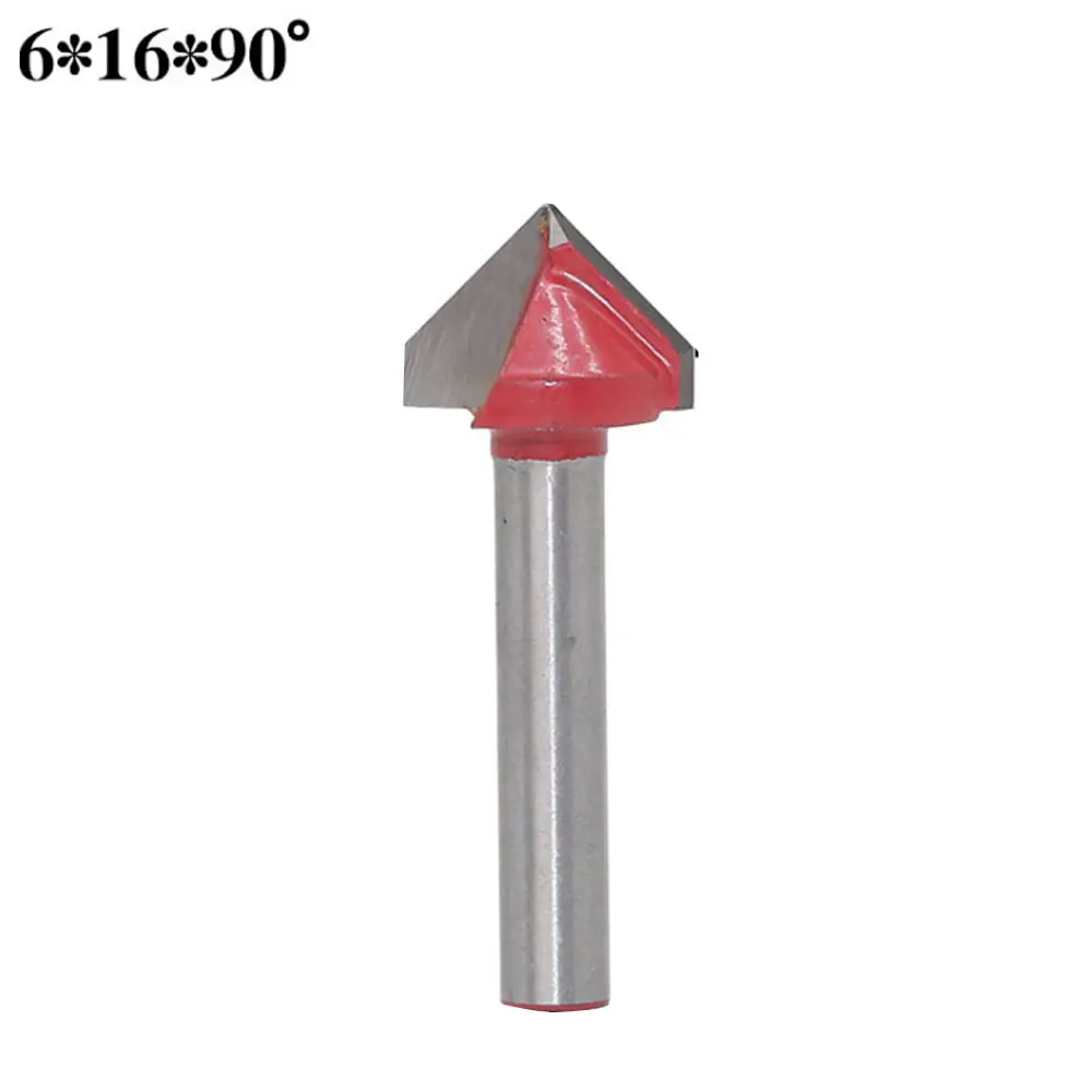 Хвостовик деревообрабатывающий фрезерный станок Концевая фреза с ЧПУ V паз набор