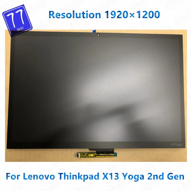 

13-inch For Lenovo ThinkPad X13 Yoga Gen 2 (Type 20W8, 20W9) Lcd touch screen Digitizer assembly B133UAN01.2 NV133WUM-N61 30pins