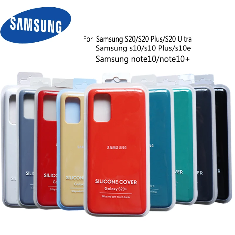 Чехол для Samsung galaxy S20 жидкий силиконовый мягкий чехол Galaxy Plus S10 Note 10 samsung Ultra |
