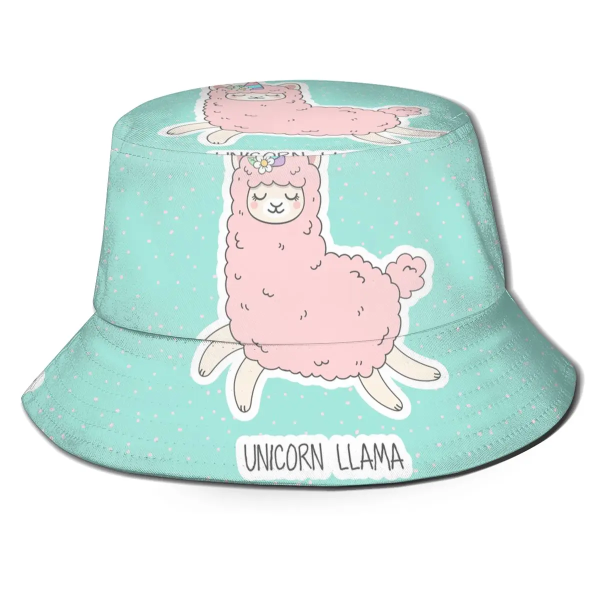 

Панама с единорогом унисекс, Повседневная шляпа от солнца, розовая пушистая, в стиле хип-хоп, для мужчин и женщин, летняя