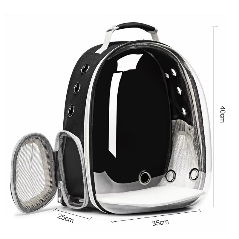 

Breathable Cat Bag Pet Transport Backpack Durable Dog Transport Carrier For Cats Go Out Travel Carrying Transparent Space Bags