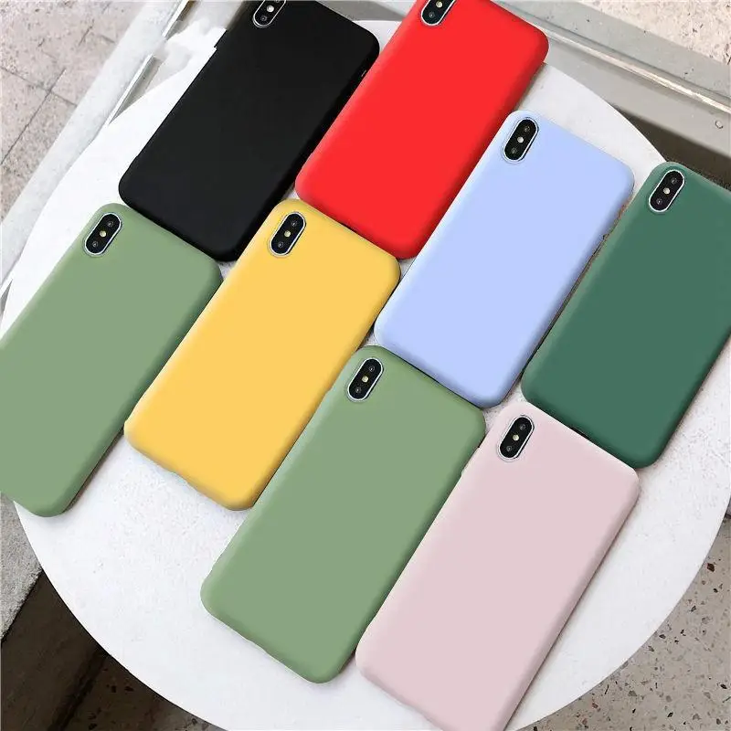 

Candy Color Silicone Phone Case for Samsung Galaxy A02 M51 A02s A01 M01 Core A71 A51 M31 A21S A31 A11 M11 A41 A21 Case Tpu Cover