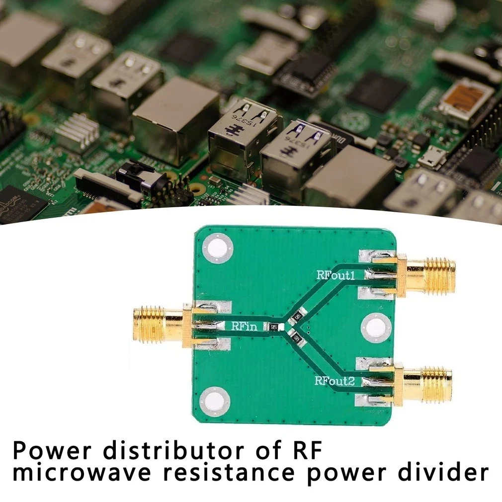 RF сопротивление СВЧ делитель мощности разветвитель 1 к 2 Сумматор SMA DC-5GHz