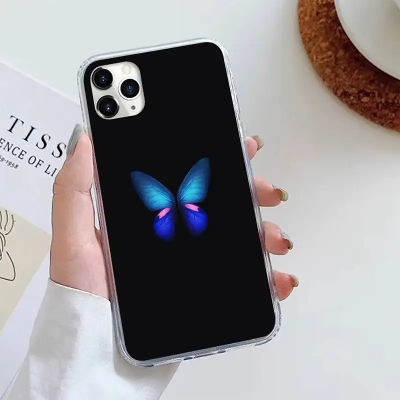 

Butterfly cute color Phone Case For iphone 12 5 5s 5c se 6 6s 7 8 plus x xs xr 11 pro max mini