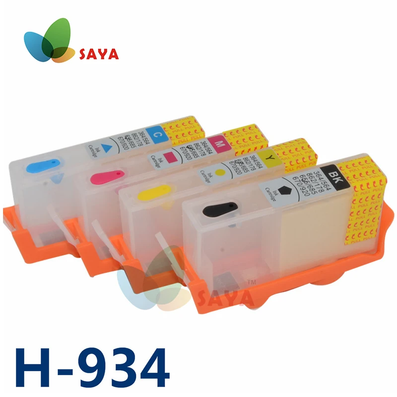 Многоразовый чернильный картридж с чипом для HP 934 935 OfficeJet Pro 6830 6230 6815 | Компьютеры и