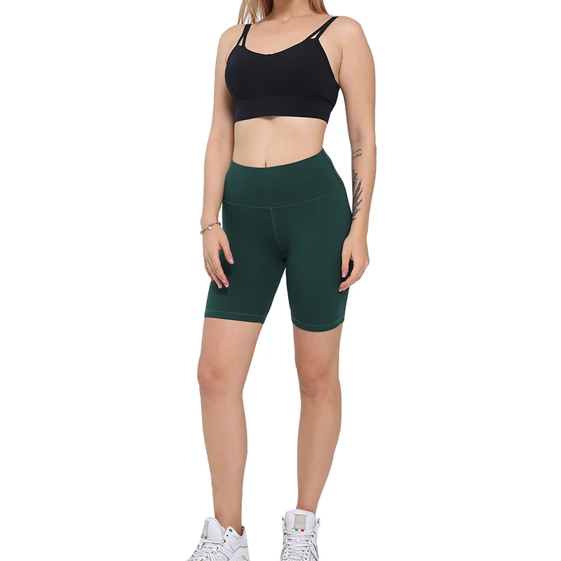 

Seamless Biker Shorts Women Solid Push Up Fitness Shorts High Waist Clothing Workout Short Comfortable Female