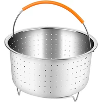 304 stainless steel rice cooking steam basket 368 quart pressure cooker anti scald steamer multipurpose fruit clean basket