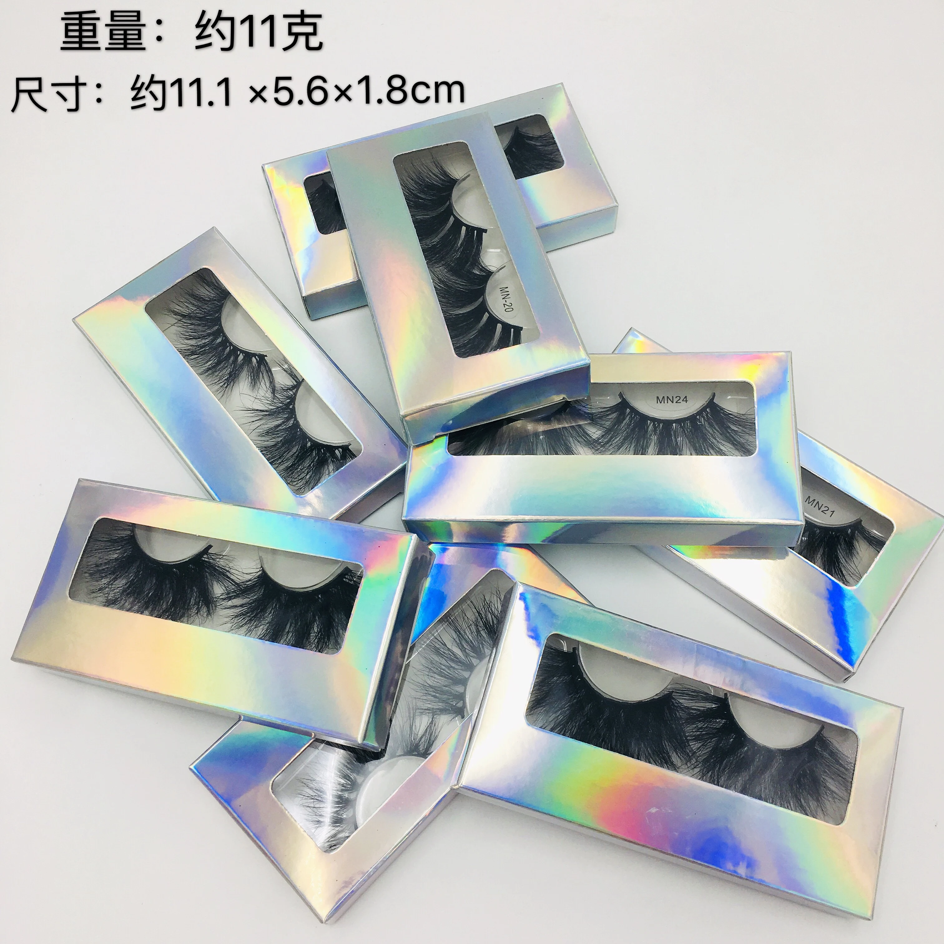 

False Eyelashes 3D Fluffy Wispies Mink Lashes Natural Eyelash Extension Thick Cross Dramatic Handmade Lashes Makeup 100% Mink