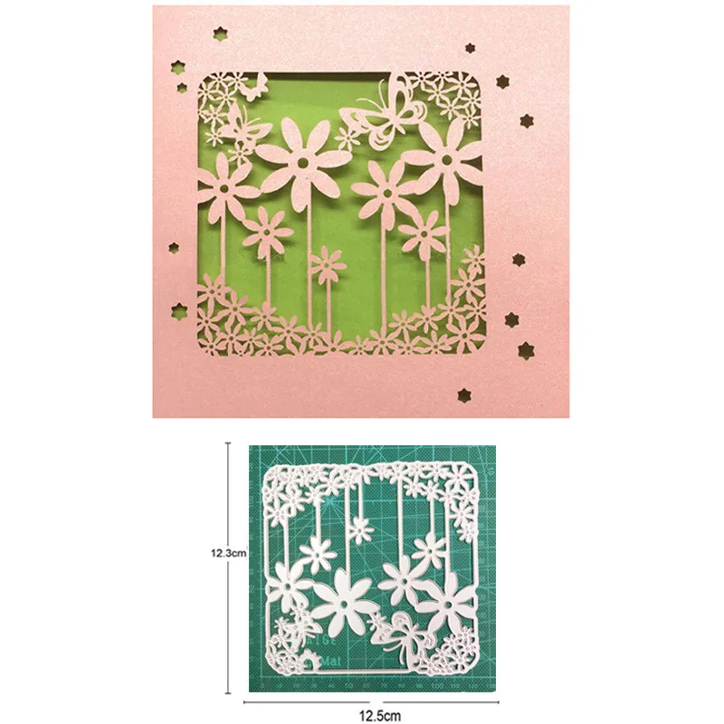 

Metal Cutting Dies Cut Mold Flower Butterfly Christmas Frame Decoration Scrapbook Paper Craft Knife Mould Blade Punch Stencils