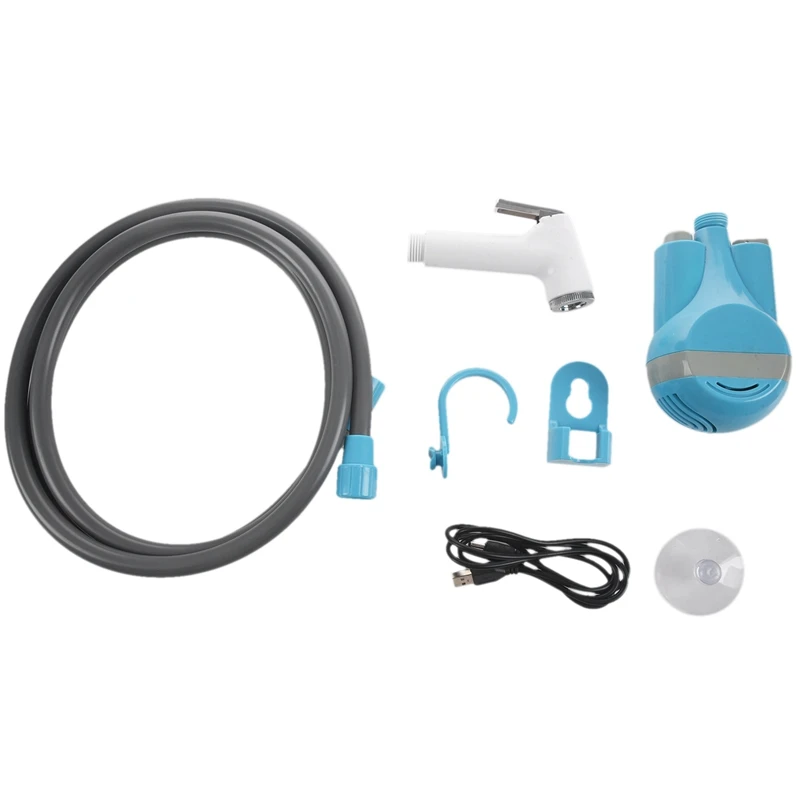 

Portable Outdoor Shower Usb Rechargeable Camping Hiking Shower