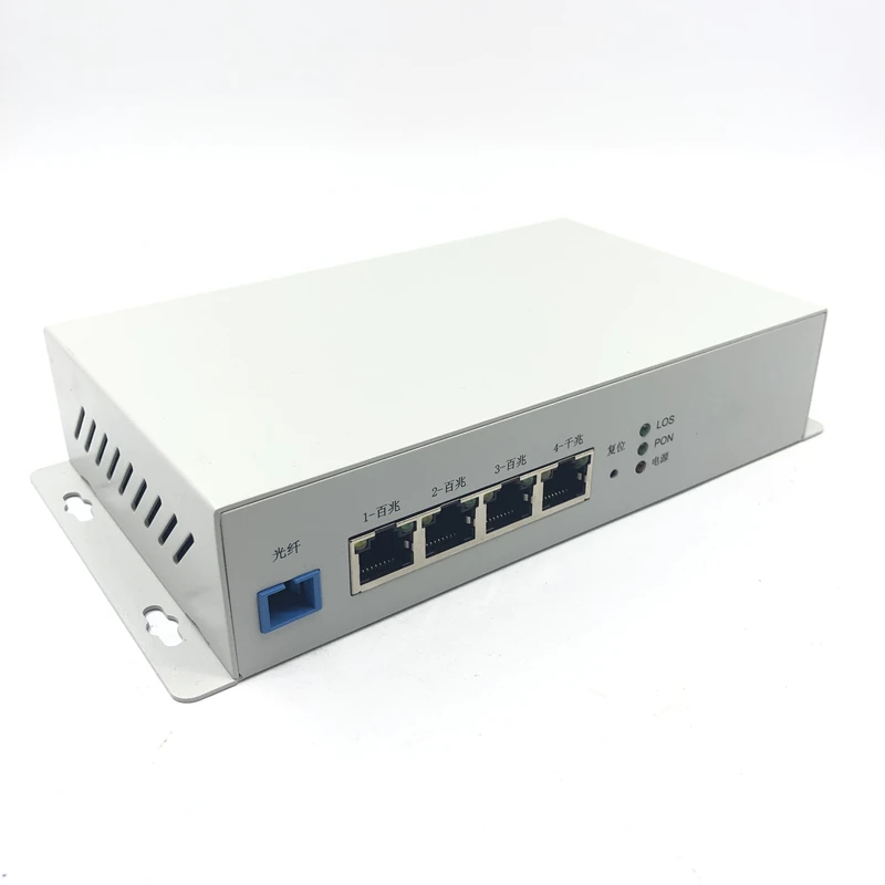 Металлический корпус наружного промышленного класса ONU 1GE + 3FE GPON 2 5G с Wi Fi модемом