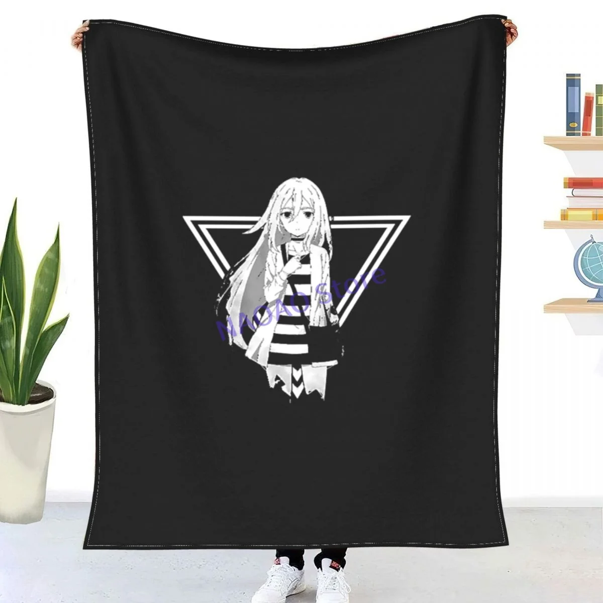 

Rachel Ray Gardner - Angels Of Death Flat Anime Shirt Throw Blanket Sheets On The Bed, Blanket On The Sofa, Decorative Lattice