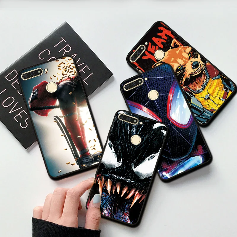 Для huawei P Smart Z Plus модный Venom ЧЕРНЫЙ чехол ТПУ для huawei Y9 Prime чехол для телефона Y5 Y6 Y7 Prime чехол s задняя крышка