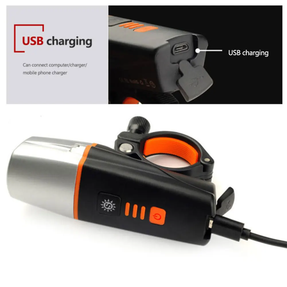 Фсветильник велосипесветильник ный аккумуляторный 6 режимов свечения | Спорт и