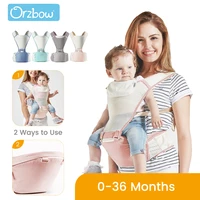 orzbow ergonomic baby carrier infant baby hipseat carrier 3 in 1 front facing 0 36 month ergonomic kangaroo baby wrap sling